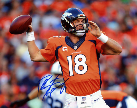 Peyton Manning Signed Denver Broncos 8x10 Photo