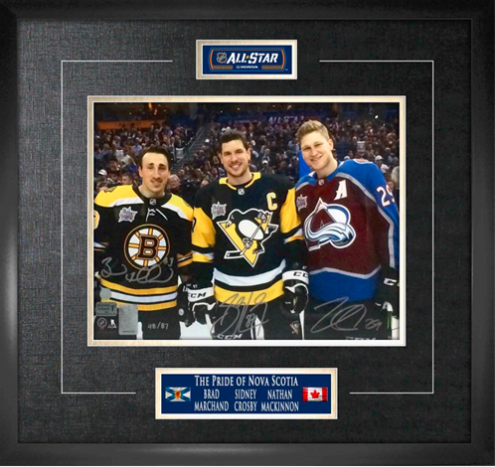 RARE The Pride of Nova Scotia Signed 2018 All Star Game 11x14 Limited Pro Am Sportswear Sudbury