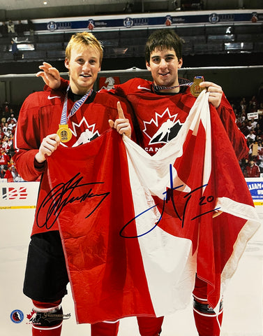 Steven Stamkos & John Tavares Signed Team Canada 8x10 Photo
