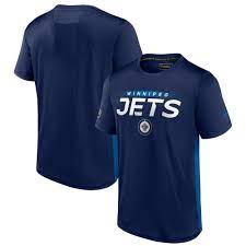 Men's Winnipeg Jets Fanatics Branded Authentic Pro Short Sleeve Tech T-Shirt