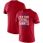 Men's Nike Red New York Giants  T-Shirt