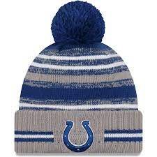 Men's New Era Indianapolis Colts 2021 NFL Sideline Cuffed Knit Toque