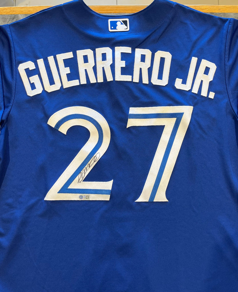Vladimir Guerrero Jr Signed Toronto Blue Jays (Home Blue) Jersey