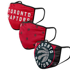 Toronto Raptors Face Covering 3-Pack Mask