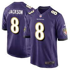 Youth Nike Baltimore Ravens Lamar Jackson Replica Jersey