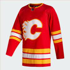 Authentic Adidas Pro Calgary Flames Jersey | SidelineSwap