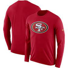 Men's Nike Red San Francisco 49ers Long Sleeve T-Shirt
