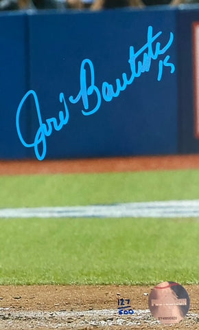 Jose Bautista Signed Toronto Blue Jays RARE 16x20 Limited Edition Bat Flip  Photo
