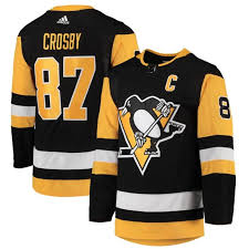 Men's Pittsburgh Penguins Sidney Crosby Authentic Adidas Pro Player Jersey
