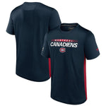 Men's Montreal Canadiens Fanatics Branded Authentic Pro Short Sleeve Tech T-Shirt