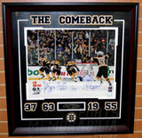 RARE Boston Bruins Signed 'The Comeback' 16x20 Frame