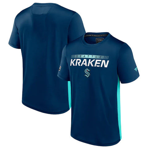 Men's Seattle Kraken Fanatics Branded Authentic Pro Short Sleeve Tech T-Shirt
