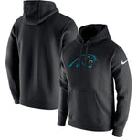 Men's Nike Black Carolina Panthers Club Fleece Logo Pullover Hoodie